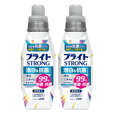 LION 獅王 STRONG 強效去污漂白劑 510ml 漂白除菌 適用於彩色衣物, 2罐