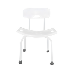 靠背式浴室舒適防滑椅, 1個