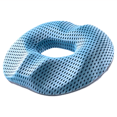 HONDONI 新款4D美臀坐墊 透氣湖水藍 釋壓 太空記憶棉