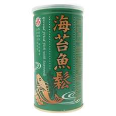 廣達香 海苔魚鬆 無添加防腐劑 味精 人工香料, 255g, 1罐