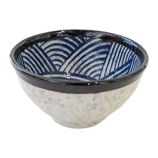 11.8井碗盤 -日本製, 青海波, 1個