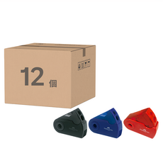 FABER-CASTELL 輝柏 旋轉雙孔削鉛筆器, 顏色隨機, 12個