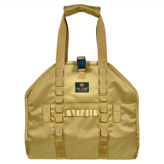 OWL CAMP 柴火收納袋系列 附支架 PFB-S 收納47 x 66 x 3cm 展開48 x 36cm 570g, 沙色, 1個