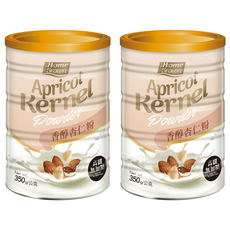 HomeBrown 紅布朗 香醇杏仁粉, 高纖, 無加糖, 350g, 2罐