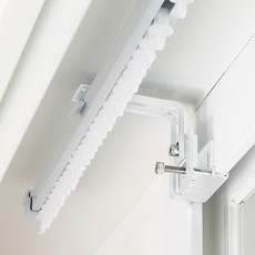 Changane 無釘安裝 窗簾滑軌, 白色