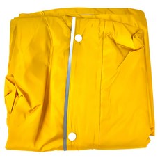 愛北鼻 親子同款加厚防水雨衣 成人款 黃色 建議150-16cm, XXXXL
