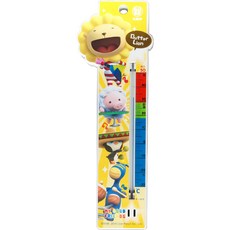 花蝶牌奶油獅造型室內溫度計，可愛造型壁掛式設計，精準測量居家溫度，安全無毒材質。, 黃色, 1入