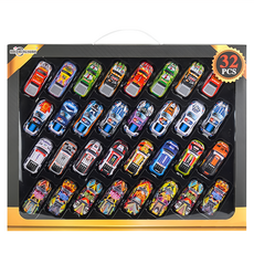 超值組超輕合金迴力小汽車組 957031, 顏色隨機, 32個