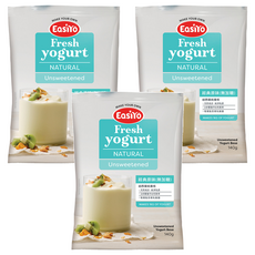 EasiYo 優格粉 原味, 紐西蘭原裝進口, 每湯匙含百億乳酸菌, 需搭配easiyo優格機使用, 140g, 1包, 3包