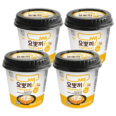 YOPOKKI 炒年糕 奶油洋蔥味 即食杯 韓國進口, 120g, 4個