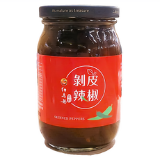 鹿野地區農會 紅烏龍剝皮辣椒, 450g, 1瓶