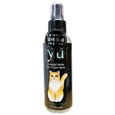 yu 東方森草 貓咪乾洗潔淨噴霧, 含柳蘭精華去除異味, 150ml, 1瓶
