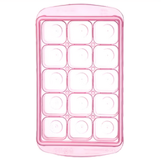 JMGREEN Premium RRE 新鮮冷凍副食品儲存分裝盒 2代, M (中) 15格, 1格/15ml, 耐熱 -45℃~80℃, 225ml, 顏色隨機, 1個