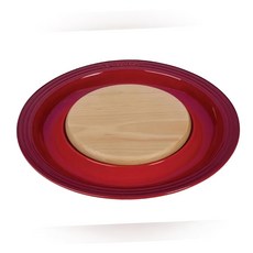 LE CREUSET 起司盤 附木質切盤 櫻桃紅, 1個