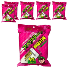 TU 良品 新式斜撕滾輪補充包 通用型 3卷入, 6包, 寬16cmx內徑3.8cmx90回