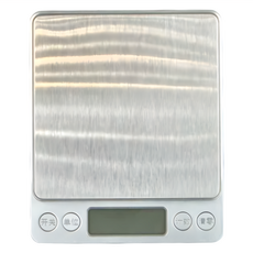 高精密電子秤 電子秤 + 大托盤 + 小托盤 + 充電線 127 x 106 x 19mm 262g, 單一商品, 1個