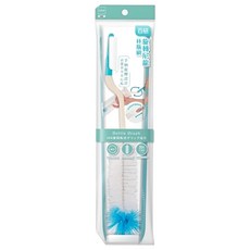 百研 旋轉尼龍杯瓶刷, 360度旋轉清潔無死角，輕鬆省力，適用於各種材質杯瓶, 藍色, 1支