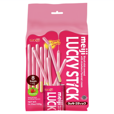 LUCKy STiCK lucky棒餅 草莓口味, 120g, 1袋