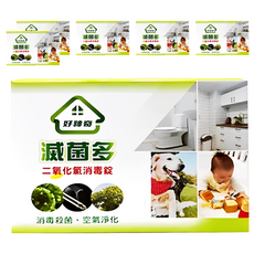 好神奇 滅菌多 二氧化氯消毒錠, 10錠/盒, 1000ml, 6盒