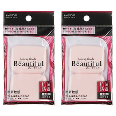 Lumina 露蜜 抗菌專業級海綿 長方形 附套 Set 2個 台灣製造 添加抗菌及防霉, 2包