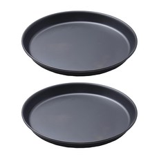 多用途不沾披薩烤盤 可用於製作披薩、派、煎餅 導熱快速 保溫效果持久 食物受熱均勻 外層酥脆, 1組