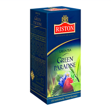 RISTON 瑞斯頓 樂園花香綠茶 斯里蘭卡茶葉, 1.5g, 25包, 1盒