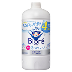 Biore 蜜妮 抗菌泡沫慕斯補充瓶 藍色清香 柑橘香, 770ml, 1瓶