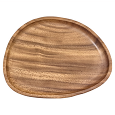 相思木製造型餐盤 C款 心型盤, 1個