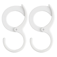 KM日式萬用S型卡扣掛鉤/橫桿掛鉤 1063 多功能收納掛鈎, 2個