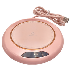 HEATING CUP 暖杯墊, 三檔開關 USB款 10W-粉色, M308