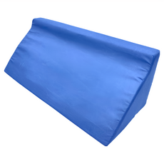 感恩使者 長期臥床者適用 舒適靠枕 變換姿勢 R型靠墊 ZHCN1703 加大 藍色, 1個