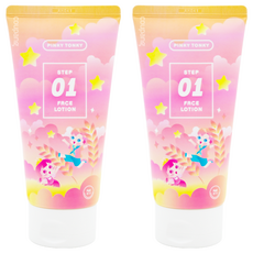 PINKY TONKY 兒童臉部潤膚露, 含穀物 保濕滋潤 清爽不黏膩 淡牛奶香 柔嫩肌膚, 150ml, 2條
