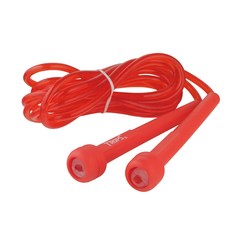 TROPS 特波士 透明實心跳繩 國小專用 繩長240cm 型號4600A, 紅色, 1條