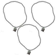 日正品 鈦赫茲 無事牌項鍊, 手排, 手珠, 3條