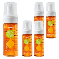 tsaio 上山採藥 日光金萱透亮卸妝油慕斯, 天然卸妝配方，甘草綠茶成分，溫和不乾澀，含維生素B3亮白肌膚，維生素E抗氧化, 150ml, 5瓶