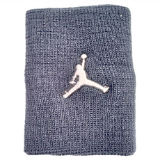 NIKE 耐吉 JORDAN 喬丹 JUMPMAN GFX 腕帶 96% 尼龍, 1SIZE, 黑白色, 1組
