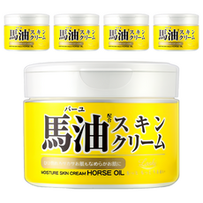 Loshi 樂絲 馬油保濕乳霜, 日本銷量No.1 天然配方, 220g, 5件