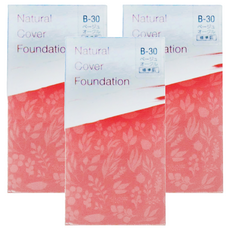 POURtO A 自然修護無瑕粉霜 12g, B-30 標準色, 3盒