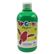 TOY COLOR 無毒水洗蛋彩顏料 綠色 激發創意無限, 500ml, 1色