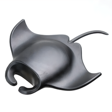 QUALy MANTA RAY BOTTLE OPENER 魔鬼魚開瓶器 11 x 12 x 2.2cm, 黑色, 1個
