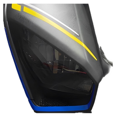 YAMAHA Force2.0 專屬大燈保護貼, 燻黑色, 1組