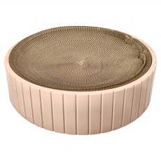 妃妃嚴選 貓抓窩 圓形 粉色, 620g, 1個