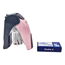 Double A 智慧型釘書機 DAMS19001 (10號針) 粉色, 1個