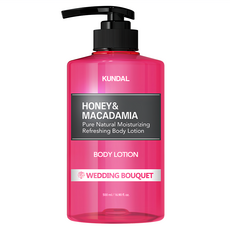 KUNDAL 昆黛爾 蜂蜜&澳洲堅果保濕潤膚乳 Wedding Bouquet, 500ml, 1瓶