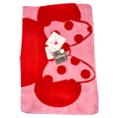 LIFE 來福牌 Disney 迪士尼游泳罩袍 60*110CM 393G 100%棉 台灣製, 粉色, 1個