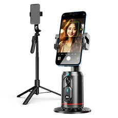 YORI CAR 優里 AI智能跟拍雲台 + 延長腳架 175cm, 黑色, Q02K28, 1個