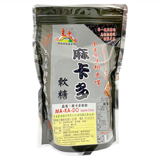 源順 麻卡多軟糖 芝麻黃麴毒素檢驗通過 全素食生機零嘴, 200g, 1袋