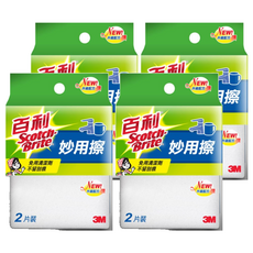 3M 百利 妙用擦2片裝 升級NEW, 4組