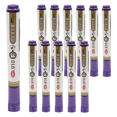 LIBERTY 利百代 環保嘜克筆 910F 中圓尖, 紫色, 12支