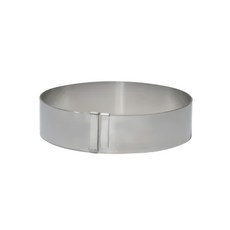 de Buyer 畢耶 可調式不鏽鋼圓形形塑形模/蛋糕模, 1個